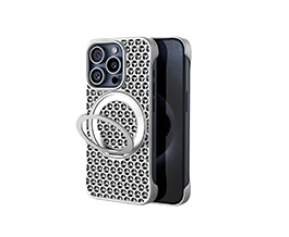 iphone 蜂窝散热支架手机壳