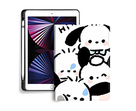 ipad卡通笔槽硅胶全包保护套