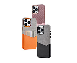 苹果手机壳双拼皮革磁吸防摔壳无线充