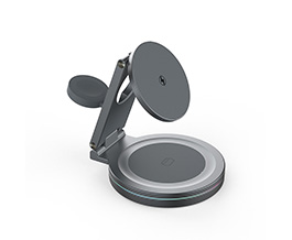 360°旋转折叠三合一无线充