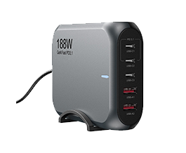 188W桌面充多口UFCS融合快充适配器