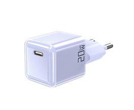 CE、GRS 欧标 20W USB-C 充电器双层透明保护壳