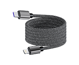 自动纳编织尼龙自卷自收数据线