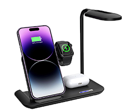 双线五合一折叠支架无线充